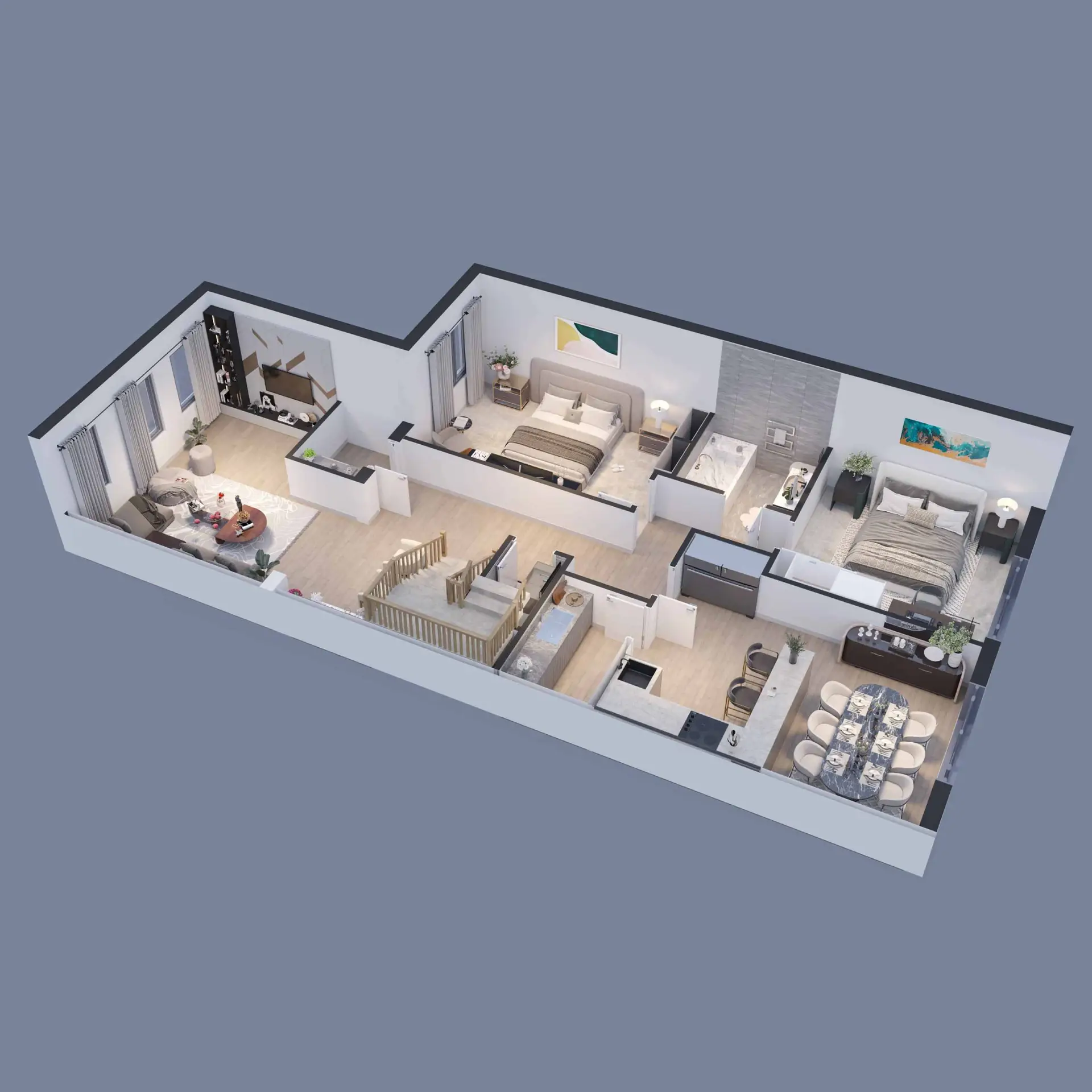 3d floor plan GF plot 02_Post copy